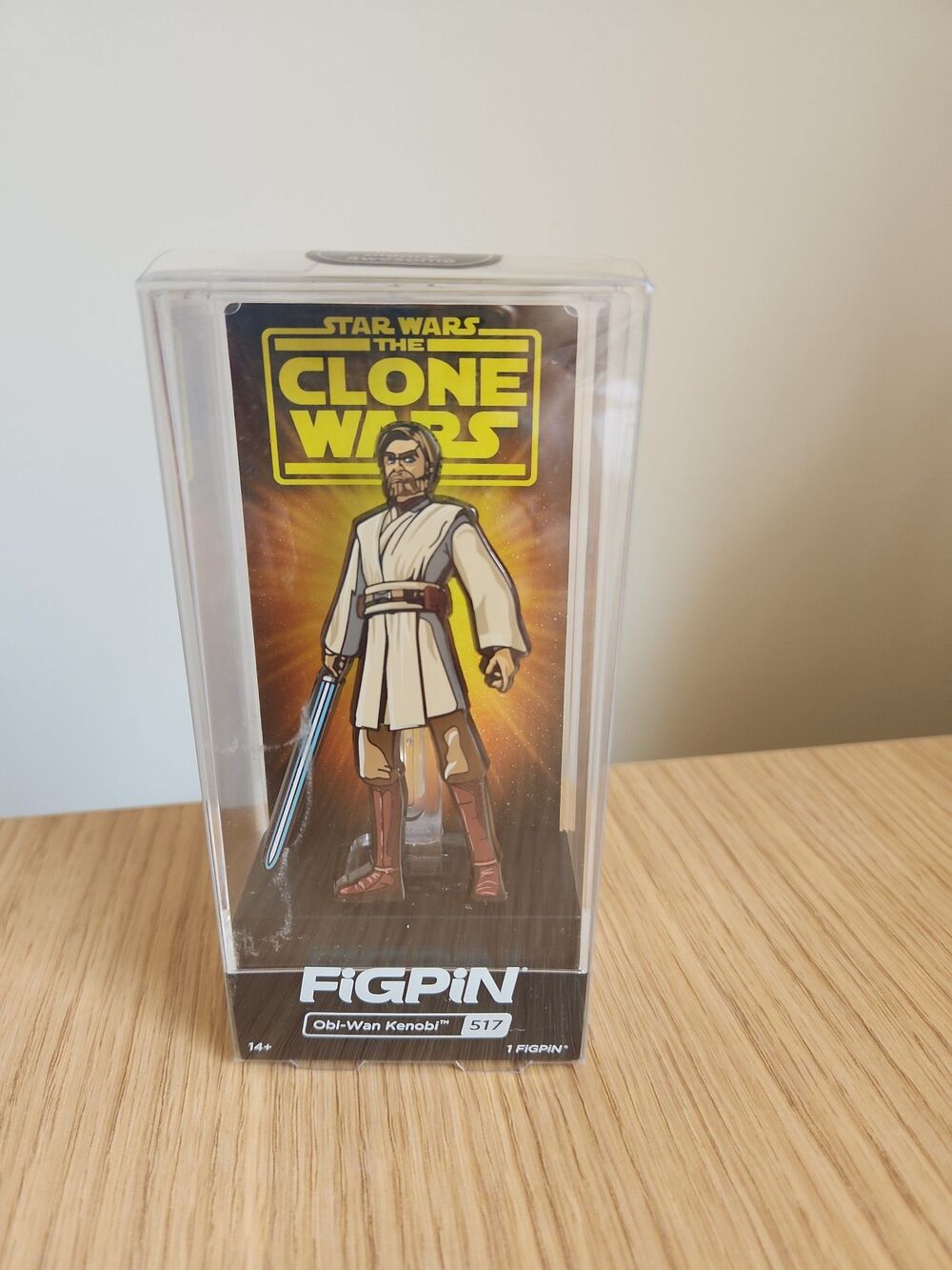 FiGPiN Star Wars- The Clone Wars Obi-Wan Kenobi #517 NIB